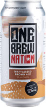 One Brew Nation & Rogue Wattleseed Brown Ale 440ml